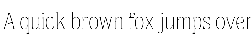 Preview of Demo Osbert Display Thin font