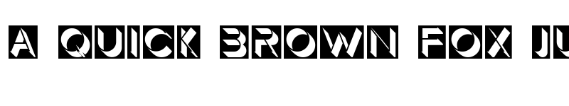 Preview of Demode Negative font