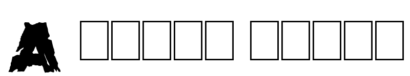 Preview of Demolition Crack Black Regular font