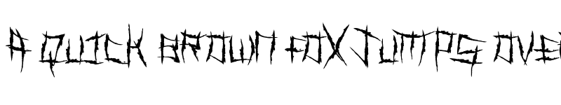 Preview of Demon Killer Regular font