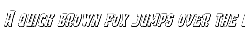 Preview of Demon Priest 3D Italic Italic font