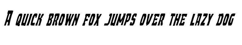 Preview of Demon Priest Condensed Italic Condensed Italic font