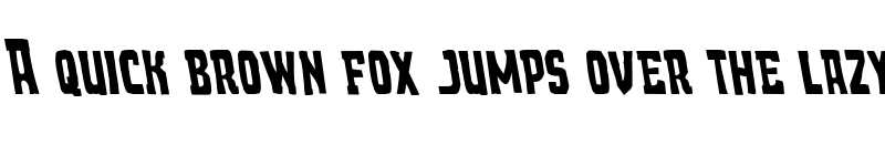 Preview of Demon Priest Leftalic Italic font