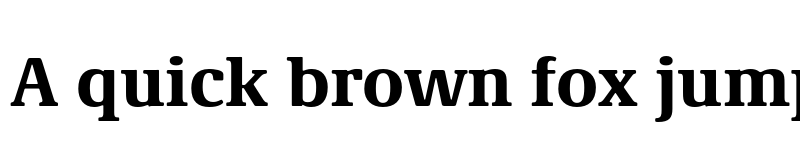 Preview of Demos Next Pro Heavy font