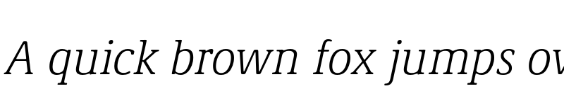 Preview of Demos Next Pro Light Italic font