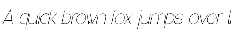 Preview of Denigan Oblique font