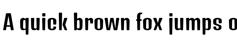 Preview of Denk One Regular font