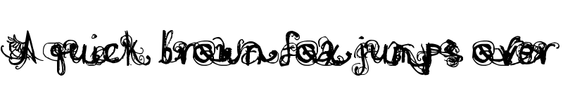 Preview of Denne Angel Regular font