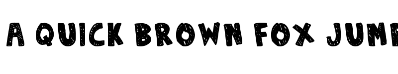 Preview of DENNE | Sketchy Regular font