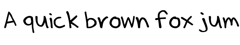 Preview of Denne's Summer Regular font