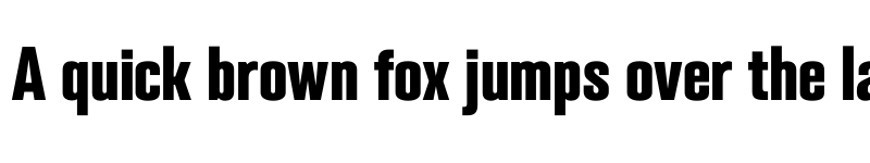 Preview of Denominary Bold font