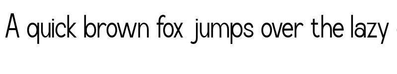 Preview of Dentika Regular font