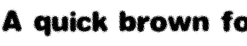 Preview of Dephunked BRK Regular font