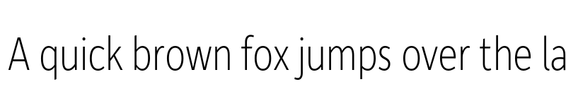 Preview of Depot New Condensed Thin font