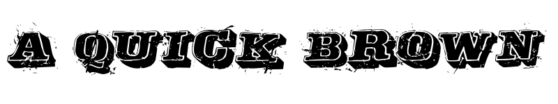 Preview of Depraved Regular font