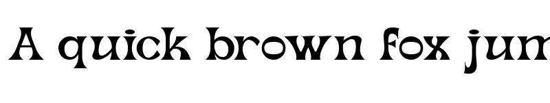 Preview of Dept Regular font