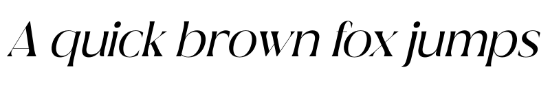 Preview of Deraga Italic font