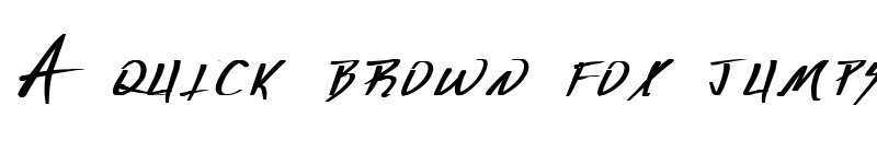 Preview of Deranged 1 Regular font