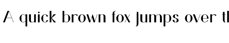 Preview of Deranio Regular font