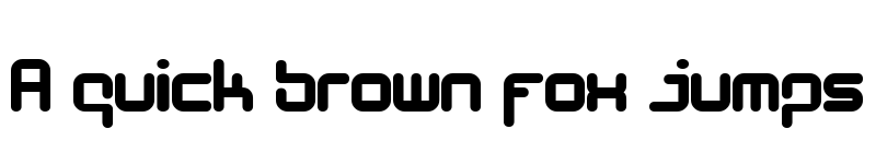 Preview of Designer Block Regular font