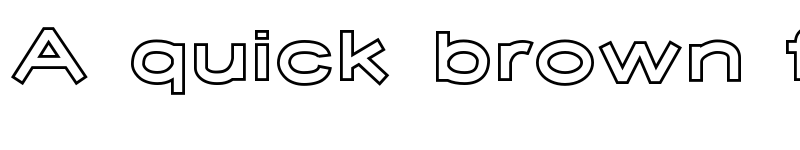 Preview of Desolator Outline font