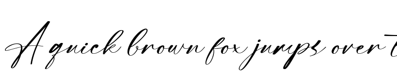 Preview of Destiny Signature Regular font