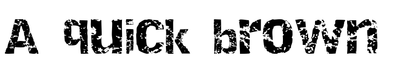 Preview of Destroy Regular font