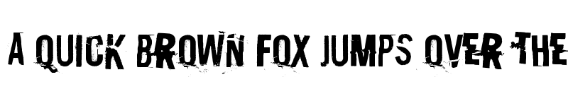 Preview of Destroy X Regular font