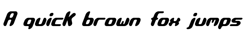 Preview of Detonate BRK Regular font