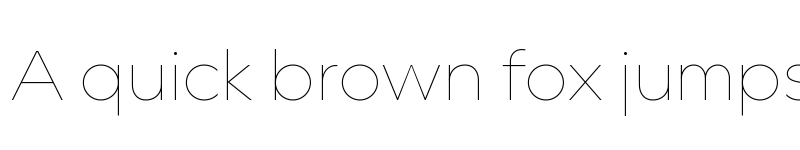 Preview of Deuterium Variable Thin font