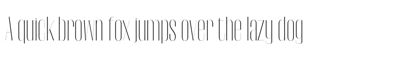 Preview of Devasia Thin font