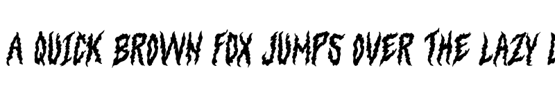 Preview of Devils Haircut Regular font