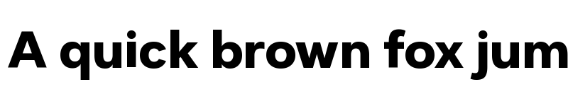 Preview of Dexa Pro Bold font