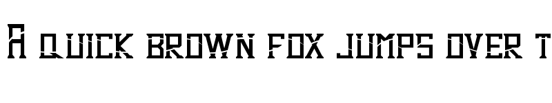 Preview of Dezert Demo Dash font