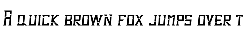 Preview of Dezert Demo Italic Dash font