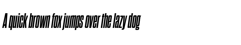 Preview of Dharma Gothic C ExBold Italic font