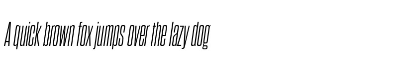 Preview of Dharma Gothic C Light Italic font