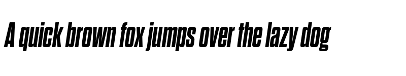 Preview of Dharma Gothic M ExBold Italic font