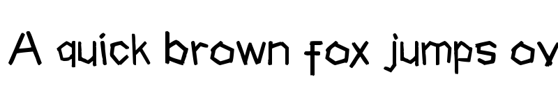 Preview of dhe wood Regular font