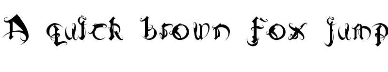 Preview of Diablo Regular font