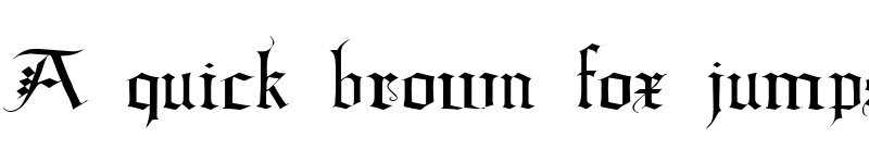 Preview of Diamond Gothic Normal font