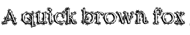 Preview of Dickensian Christmas Regular font