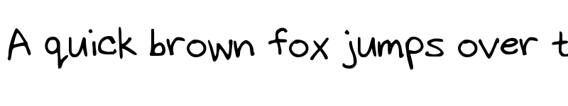 Preview of Dicks Handwriting Medium font