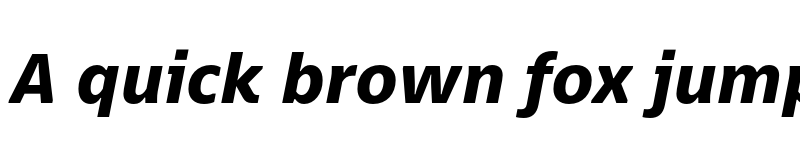 Preview of Dico Sans ExtraBold Italic font