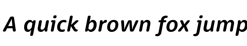 Preview of Dico Sans Soft Bold Italic font