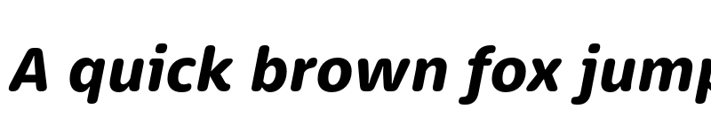 Preview of Dico Sans Soft ExtraBold Italic font