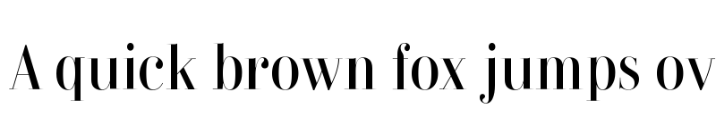 Preview of Didonesque Display font