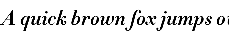 Preview of Didot Bold Italic font