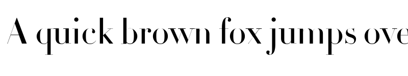 Preview of Didot Medium font