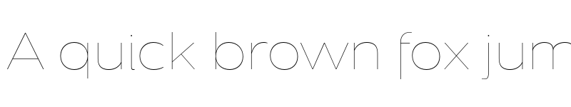 Preview of Dienstag Hairline font